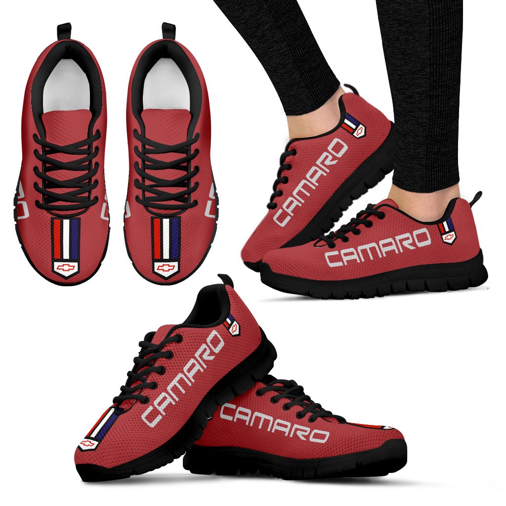 Chevrolet Camaro Running Shoes Garnet Red Tintcoat - Sportswear For Fans