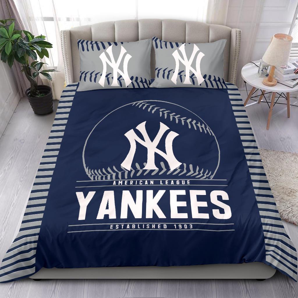 MLB New York Yankees Bedding Set - Sportswear For Fans