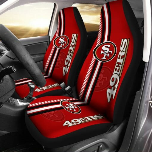 NFL San Francisco 49ers Pair of Car Seat Covers Sportswear For Fans