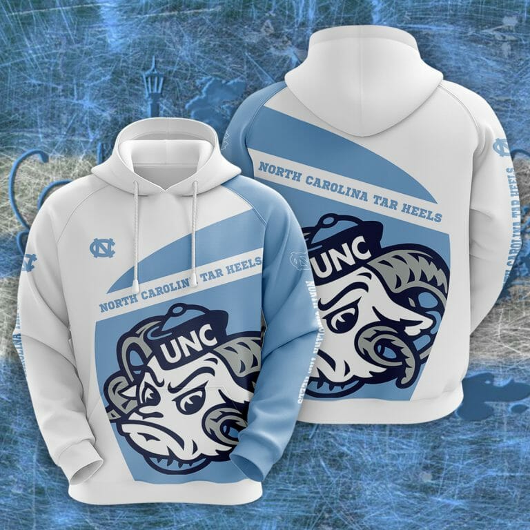 NCAA North Carolina Tar Heels 3D Hoodie V1 - Sportswear For Fans